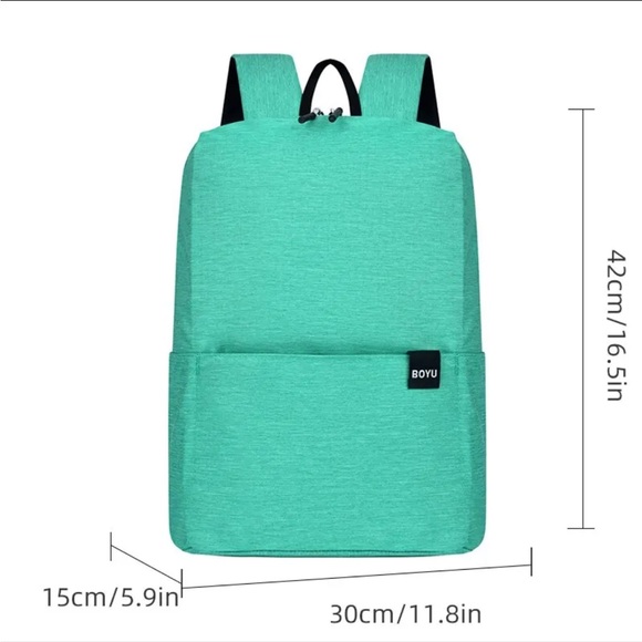 BOYU - 20L Fashion Backpack for Student, Sports, or Commuter Bag Leisure Unisex - Picture 2 of 12